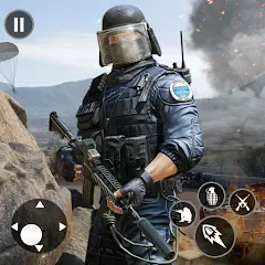 Скачать взломанную Gun Shooting Games Fps Offline  [МОД Бесконечные монеты] - последняя версия apk на Андроид