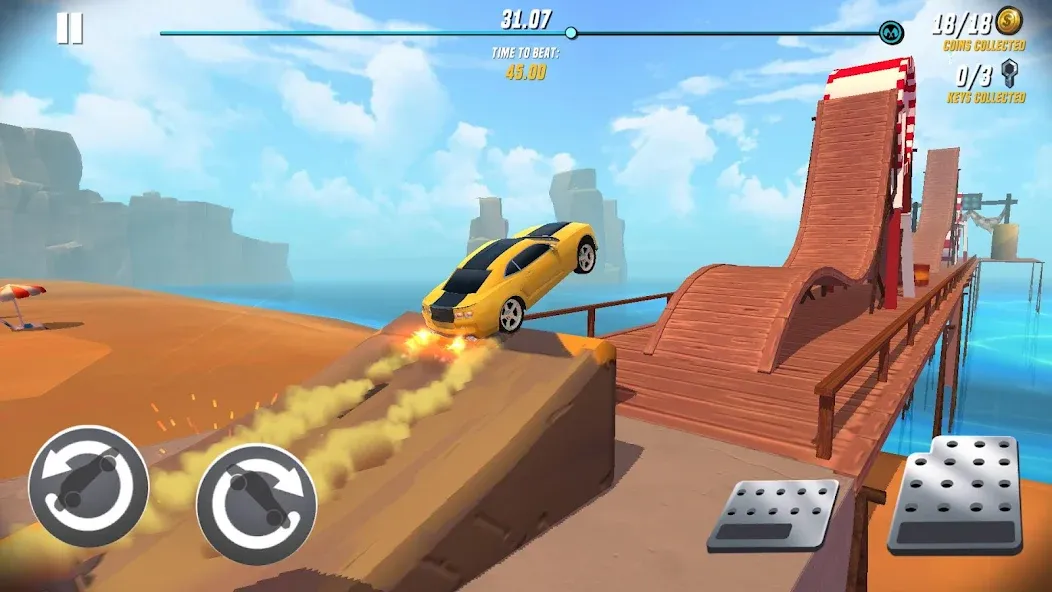 Stunt Car Extreme (Стант Кар Экстрим)  [МОД Unlimited Money] Screenshot 1