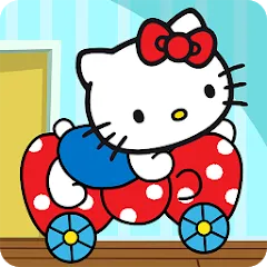 Скачать взломанную Hello Kitty games - car game  [МОД Много денег] - последняя версия apk на Андроид