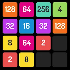 Взлом X2 Blocks - 2048 Number Game (Блоки)  [МОД Бесконечные монеты] - последняя версия apk на Андроид