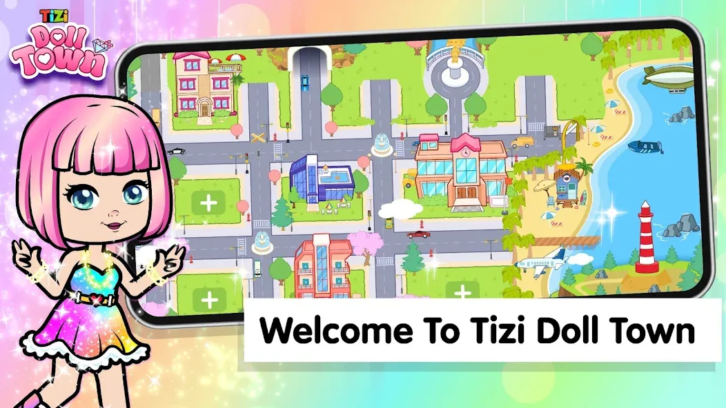 Tizi Town: Doll Dress Up Games  [МОД Menu] Screenshot 1
