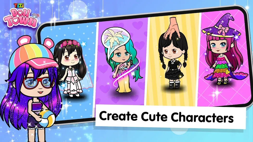 Tizi Town: Doll Dress Up Games  [МОД Menu] Screenshot 2