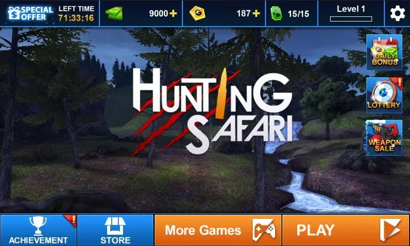 Hunting Safari 3D  [МОД Menu] Screenshot 4