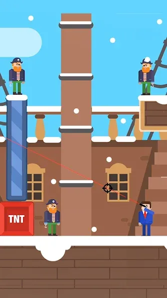 Mr Bullet - Spy Puzzles  [МОД Все открыто] Screenshot 4