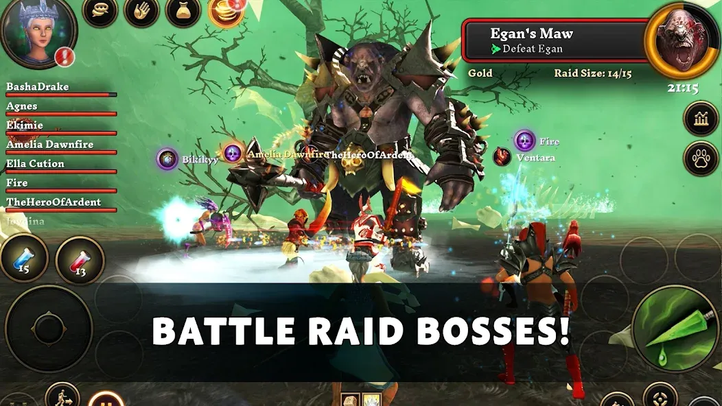 Villagers & Heroes - MMO RPG  [МОД Mega Pack] Screenshot 1