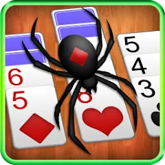 Взлом Spider Solitaire  [МОД Бесконечные деньги] - полная версия apk на Андроид