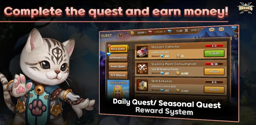 X Heroes: NFT War (Икс Хероес)  [МОД Бесконечные монеты] Screenshot 5