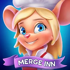 Взломанная Merge Inn - Cafe Merge Game (Мердж Инн)  [МОД Бесконечные деньги] - последняя версия apk на Андроид