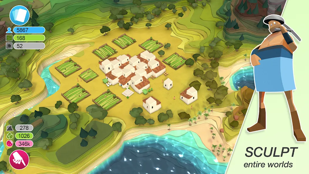 Godus (Годус)  [МОД Все открыто] Screenshot 1