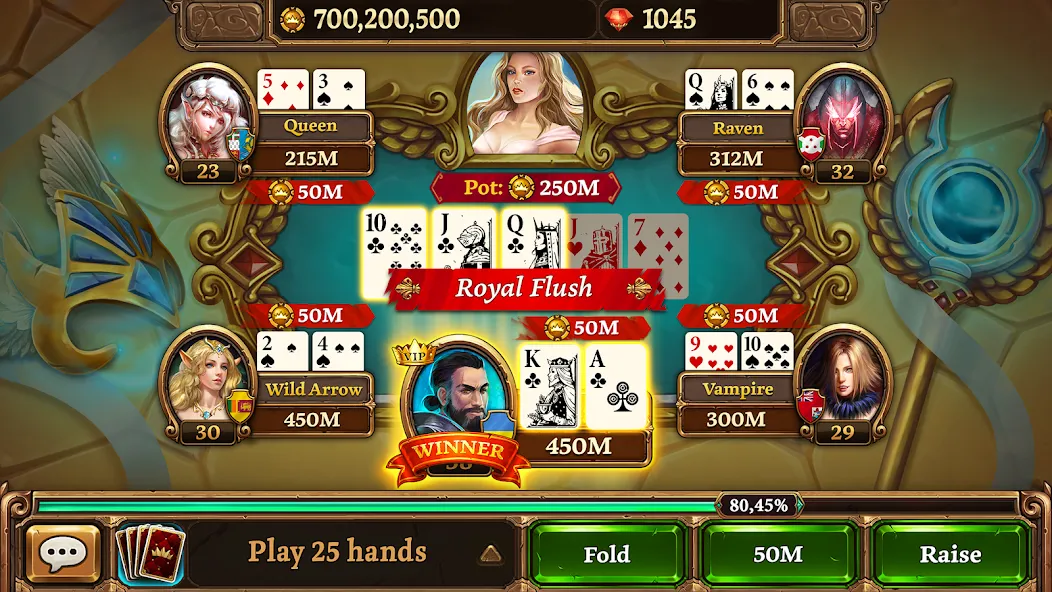 Texas Holdem - Scatter Poker (Тексас Холдем)  [МОД Бесконечные деньги] Screenshot 3