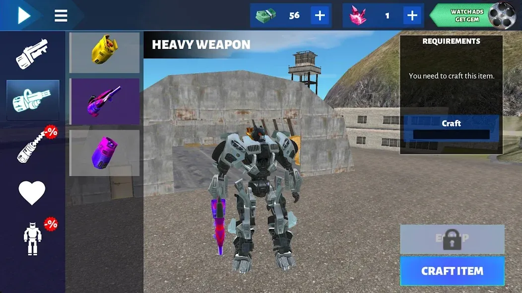 Robot Car (робот машина)  [МОД Бесконечные монеты] Screenshot 3