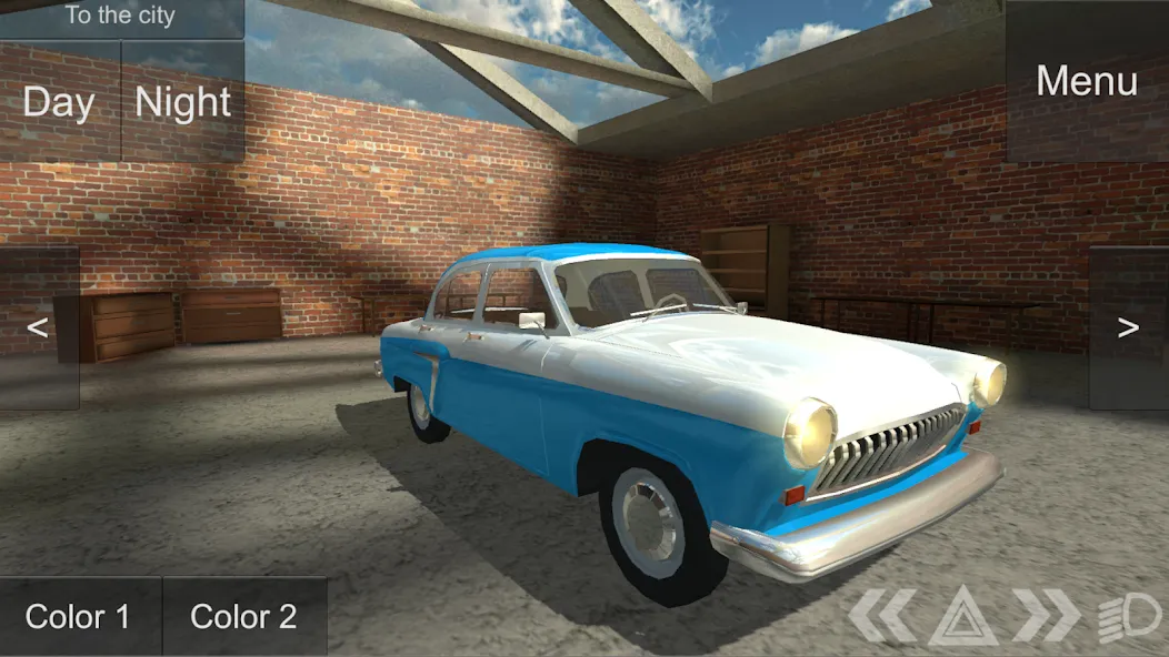 Russian Classic Car Simulator (Русский Классический Автосимулятор)  [МОД Unlocked] Screenshot 1
