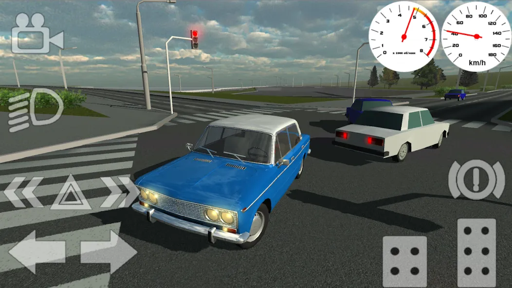 Russian Classic Car Simulator (Русский Классический Автосимулятор)  [МОД Unlocked] Screenshot 4