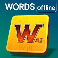 Скачать взлом Words AI Friends Classic  [МОД Unlocked] - стабильная версия apk на Андроид
