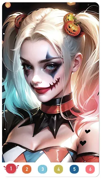 Clown Color, Paint by number  [МОД Mega Pack] Screenshot 2