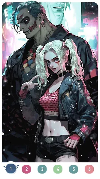 Clown Color, Paint by number  [МОД Mega Pack] Screenshot 4