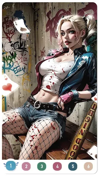 Clown Color, Paint by number  [МОД Mega Pack] Screenshot 5