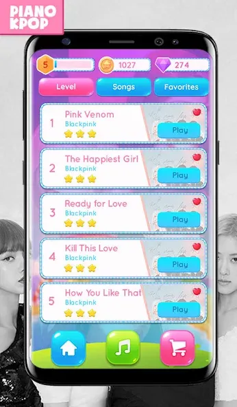 BLACK PINK Magic Piano (БЛЭК ПИНК Мэджик Тайлз 2022)  [МОД Unlimited Money] Screenshot 1