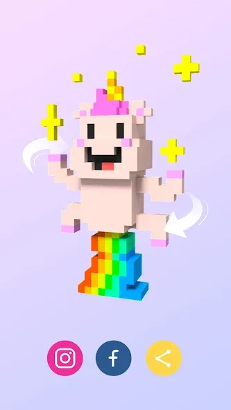 Pixel.ly 3D  [МОД Unlocked] Screenshot 5