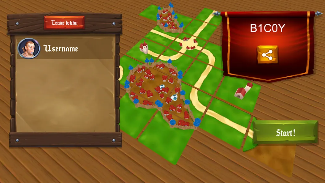 War of Carcassonne board Games (Каркассон)  [МОД Unlocked] Screenshot 3