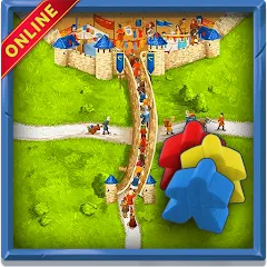 Скачать взломанную War of Carcassonne board Games (Каркассон)  [МОД Unlocked] - стабильная версия apk на Андроид