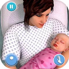 Взлом Pregnant Mother Simulator Game (Симулятор беременной мамы)  [МОД Бесконечные монеты] - стабильная версия apk на Андроид