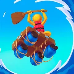 Скачать взлом Raft Racing (ДИУАфтинг)  [МОД Mega Pack] - последняя версия apk на Андроид