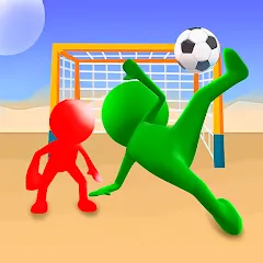 Взлом Stickman Soccer Football Game  [МОД Unlocked] - стабильная версия apk на Андроид