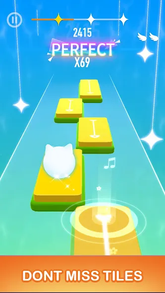 Dancing Cats - Cute Music Game (Дансинг Кэтс)  [МОД Бесконечные деньги] Screenshot 2
