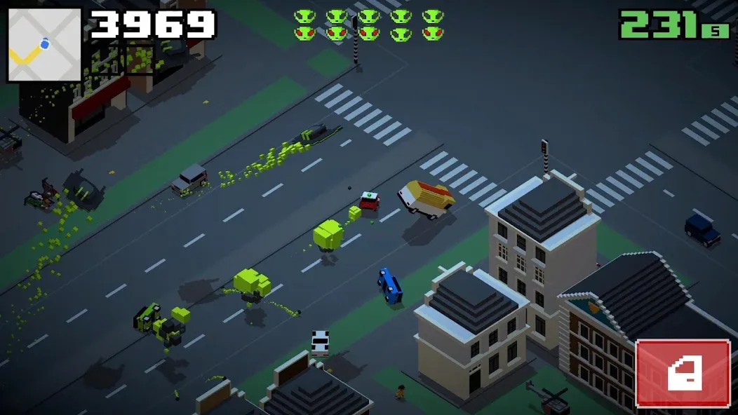 Smashy Road: Wanted 2 (Смэши Роуд)  [МОД Много монет] Screenshot 4