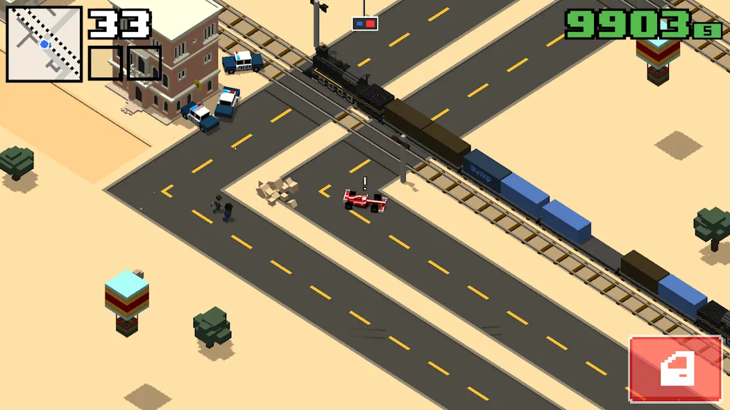 Smashy Road: Wanted 2 (Смэши Роуд)  [МОД Много монет] Screenshot 5