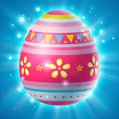 Скачать взломанную Easter Magic - Match 3 Game (Истер Мэджик)  [МОД Бесконечные монеты] - полная версия apk на Андроид