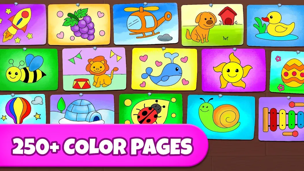 Coloring Games: Color & Paint  [МОД Много монет] Screenshot 4