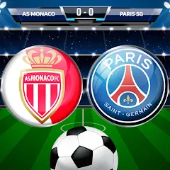 Взломанная Jeu de Ligue 1 (Же де Лиг 1)  [МОД Много денег] - последняя версия apk на Андроид