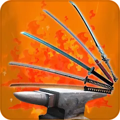 Взломанная Katana Collection : blacksmith  [МОД Menu] - стабильная версия apk на Андроид