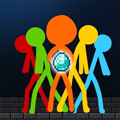 Скачать взлом Stick-man Battle - Craft World  [МОД Menu] - стабильная версия apk на Андроид