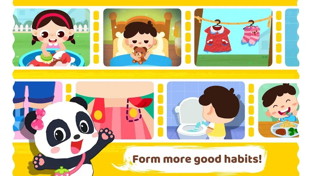 Baby Panda's Daily Habits  [МОД Много денег] Screenshot 5