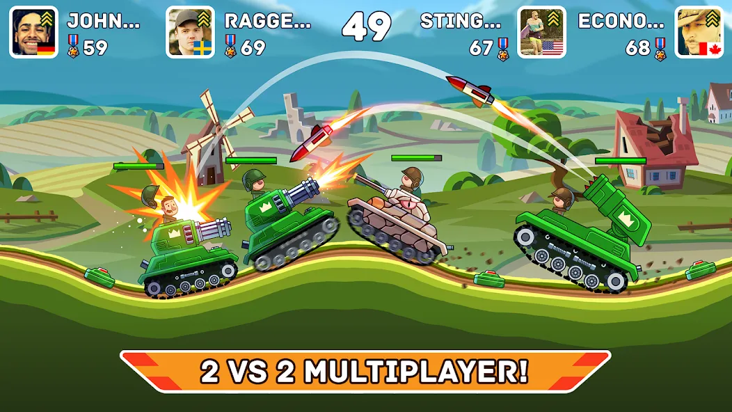 Hills of Steel (Хиллс оф Стил)  [МОД Все открыто] Screenshot 1