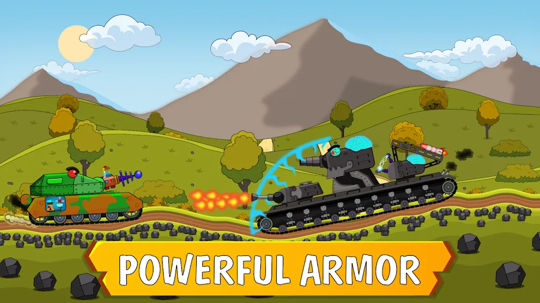 TankCraft – War Tank Battles (ТанкКрафт)  [МОД Unlocked] Screenshot 2