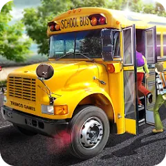 Взломанная School Bus 16  [МОД Unlocked] - последняя версия apk на Андроид