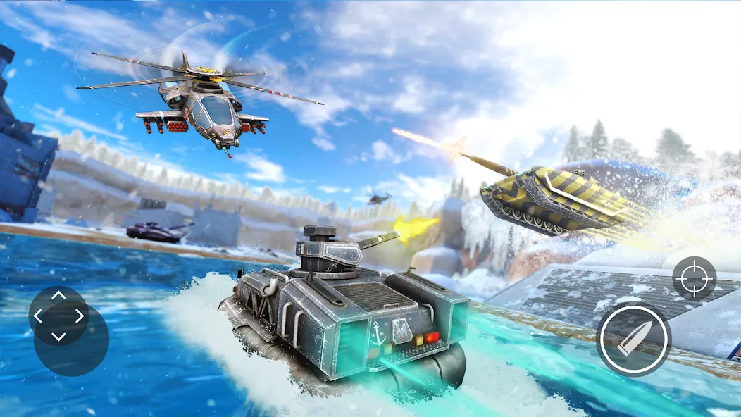 Massive Warfare: Tanks PvP War (Массовая война)  [МОД Бесконечные монеты] Screenshot 4