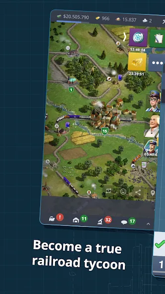 Rail Nation - Railroad Tycoon (Рэйл Нэйшн)  [МОД Много монет] Screenshot 1