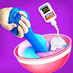 Скачать взлом Make Fluffy Slime Maker Game  [МОД Unlocked] - полная версия apk на Андроид