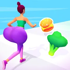 Скачать взлом Twerk Race 3D: Belly Body Run (Тверк Рейс 3D)  [МОД Unlimited Money] - стабильная версия apk на Андроид