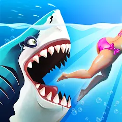 Взломанная Hungry Shark World (Хангри Шарк Ворлд)  [МОД Menu] - стабильная версия apk на Андроид