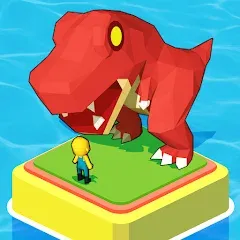 Взломанная Dino Tycoon - 3D Building Game  [МОД Unlimited Money] - полная версия apk на Андроид
