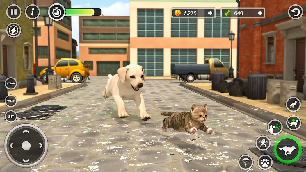 Dog Simulator Pet Dog Games 3D  [МОД Все открыто] Screenshot 4