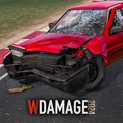 Взломанная WDAMAGE: Car Crash (ВДАМАГЕ)  [МОД Меню] - стабильная версия apk на Андроид