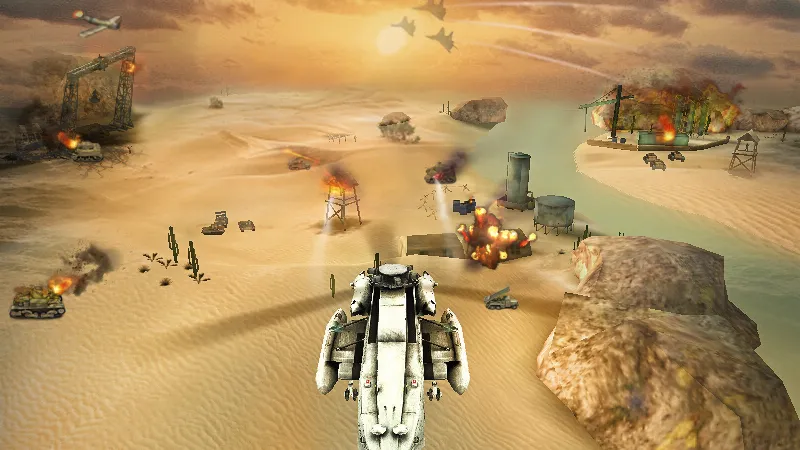 Gunship Strike 3D  [МОД Mega Pack] Screenshot 1