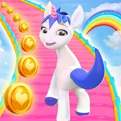 Взлом Unicorn Kingdom: Running Games (Юникорн Кингдом)  [МОД Menu] - стабильная версия apk на Андроид